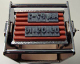Justrite self-inking stamp + Ribtype 3.2mm